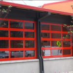 Red 16 payne glass window