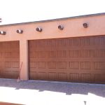 Photo of 2 wood garage doors
